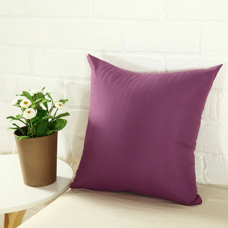 Plain Cotton Cushion Covers