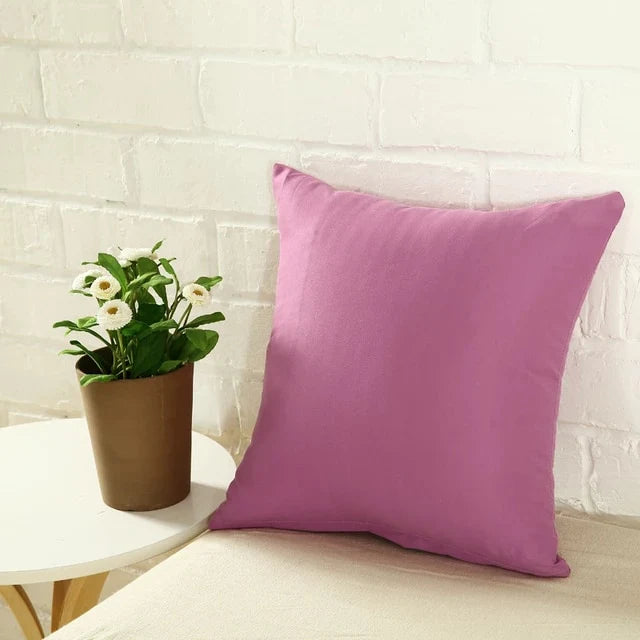 Plain Cotton Cushion Covers