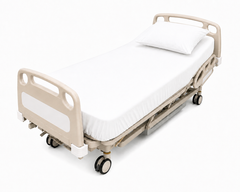 Hospital Cotton Fitted Sheets - White