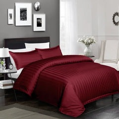 100% Cotton Satin Stripe Duvet Cover Sets
