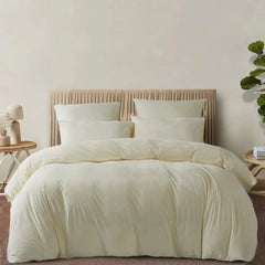 Luxury Plain Velvet Duvet Cover Sets -