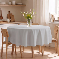Luxe Draped Round Table Cover