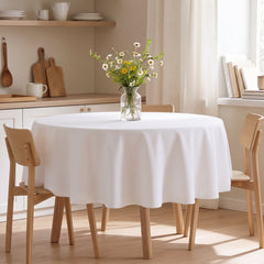 Luxe Draped Round Table Cover