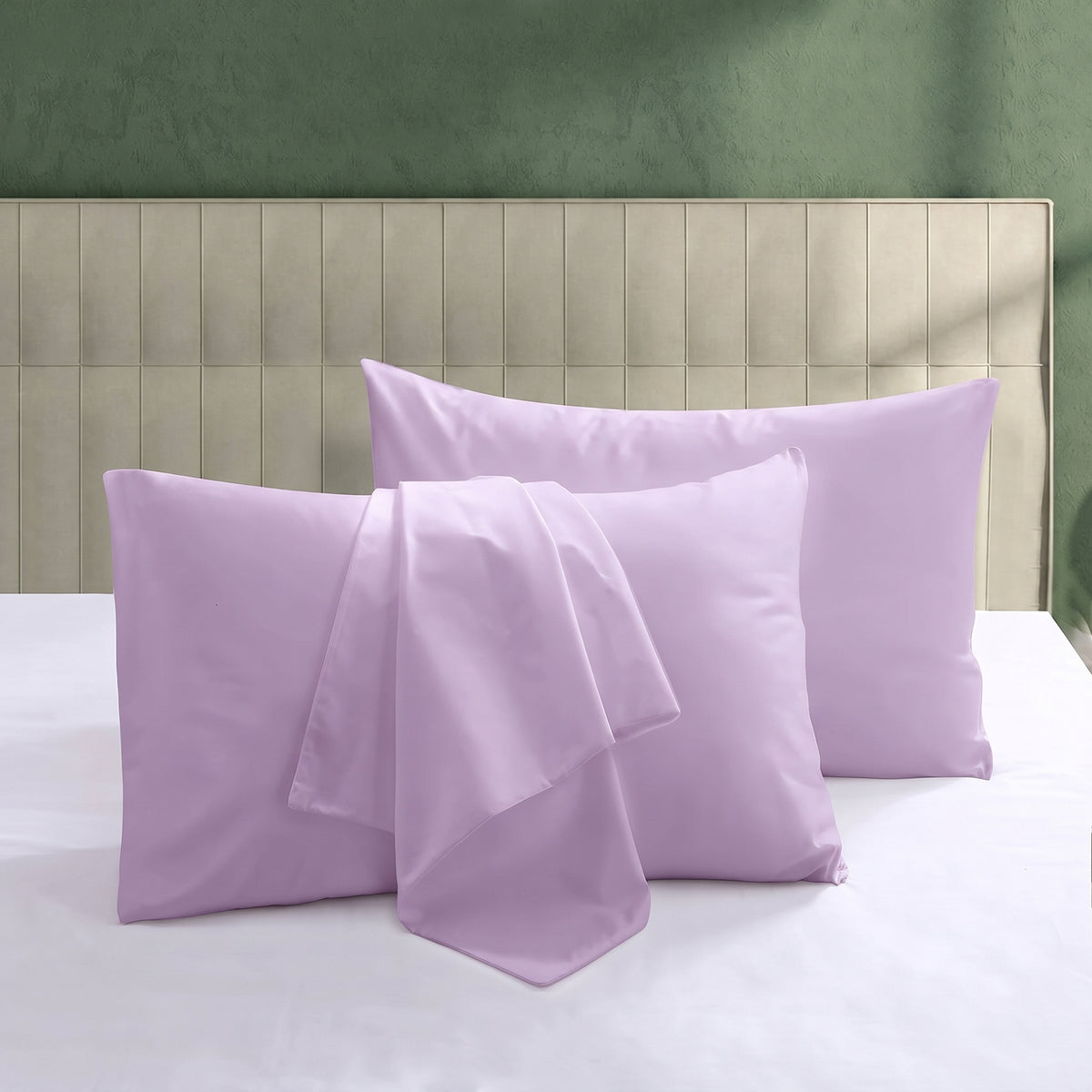 Plain Dyed Pillow Cover - Lilac