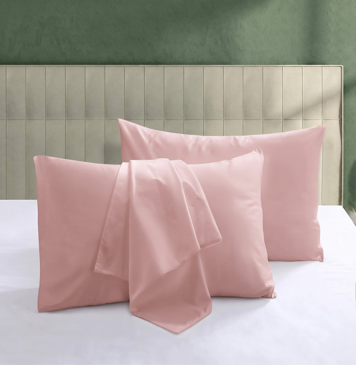 Plain Dyed Pillow Cover - Pink