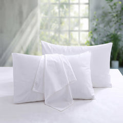 Plain Dyed Pillow Cover - White