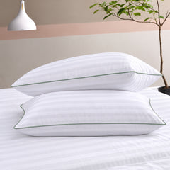 Signature Piped Satin Stripe Pillow Cover – Pack of 2