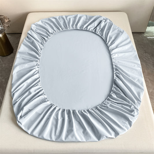 Sky Blue Egyptian Cotton Fitted Sheet Set - 99 Bedding Store