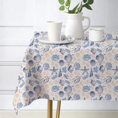 Waterproof Decorative Printed Table cover - Sea Life - 99 Bedding Store