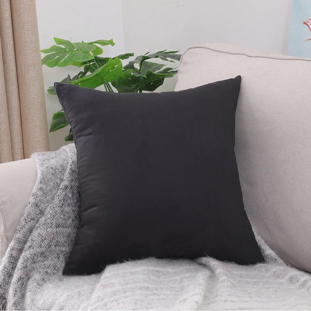 Plain Cotton Cushion Covers