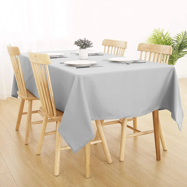 Solid Decorative Cotton Tablecloth -