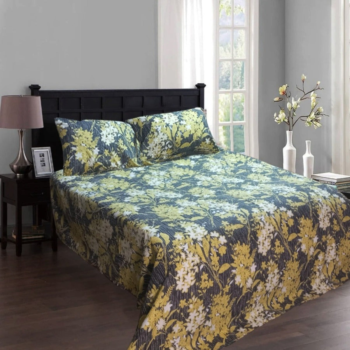 Cotton Double Bed sheet Sunshine - 99 Bedding Store