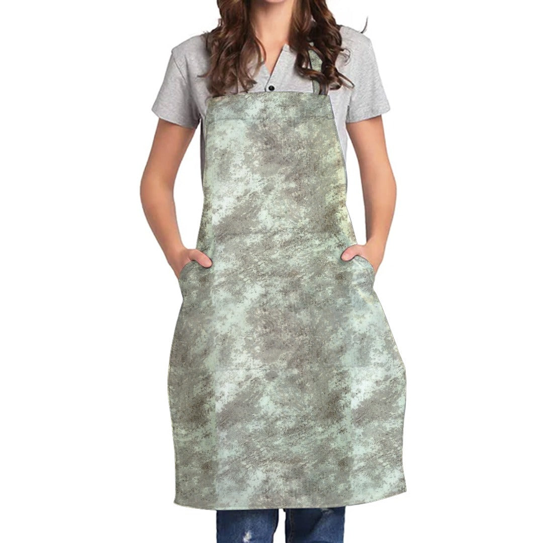 100% Cotton Waterproof Apron For Kitchen - Marble Texture Croft - 99 Bedding Store