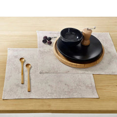 Waterproof Cotton Table Mat Set - Croft - 99 Bedding Store