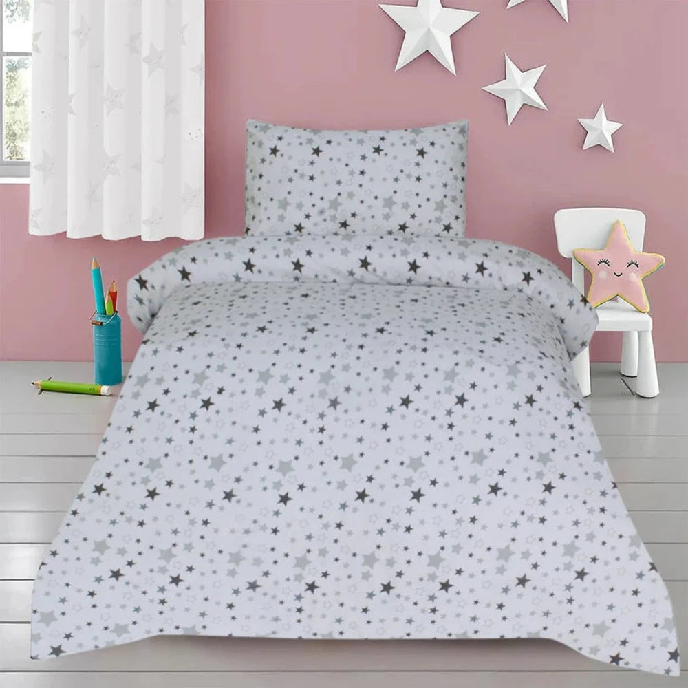 Boy Star Printed Cotton Kids Single Bed Sheet - 99 Bedding Store