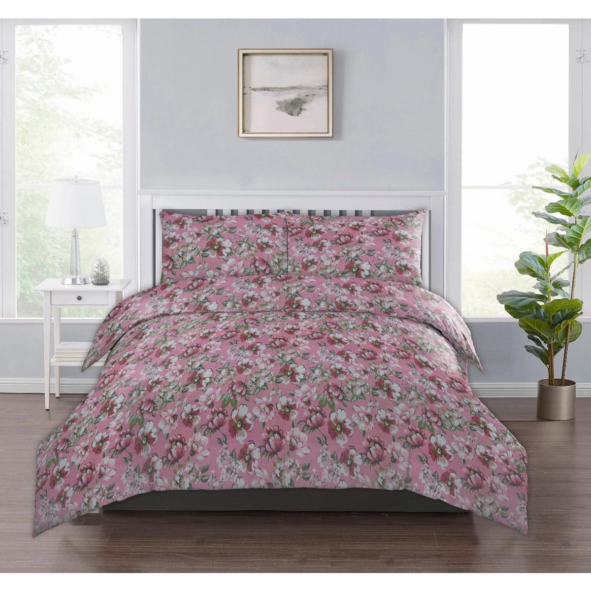 Tc 250 Cotton Printed Double Bed sheet Summer Garden - 99 Bedding Store