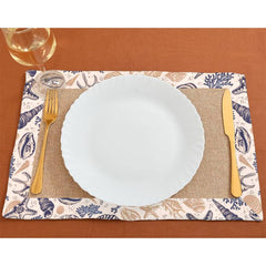 Jute Dinning Set With Border- Sea Life