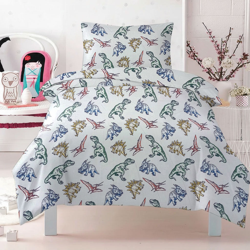 The Dino Printed Kids Comforter set