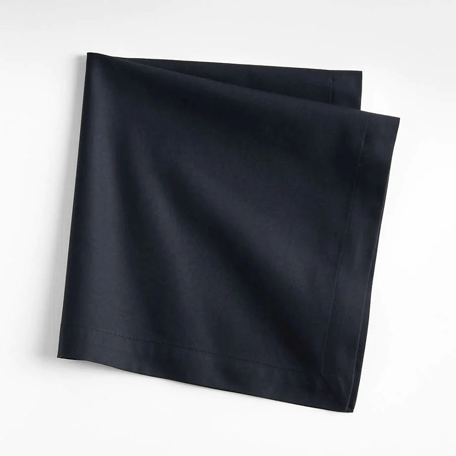 100% Cotton Napkin Set - Black - 99 Bedding Store