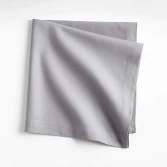 100% Cotton Napkin Set - Light Grey - 99 Bedding Store