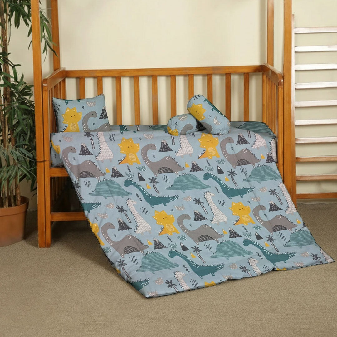 6 Pcs Printed Baby cot set- jurassic world