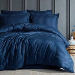 100% Cotton Satin Stripe Duvet Cover Sets