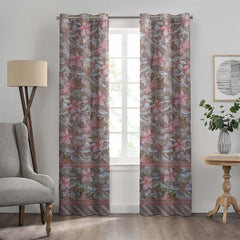 2PC PRINTED CURTAINS WITH LINING - AMEALIA