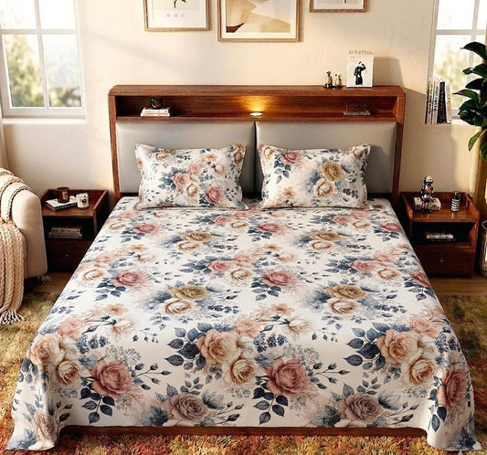 Sunrise Printed Double Bed sheet