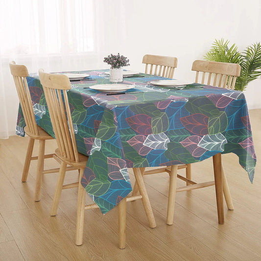 Decorative Printed Cotton Table Cover Abis Green