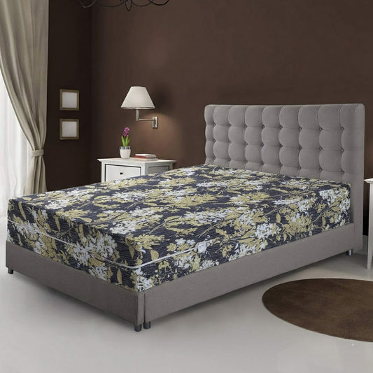 100% Cotton Printed Zipper Mattress Cover -