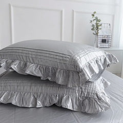 Pack of 2 Princess Pillow Cases With pleated and Ruffles