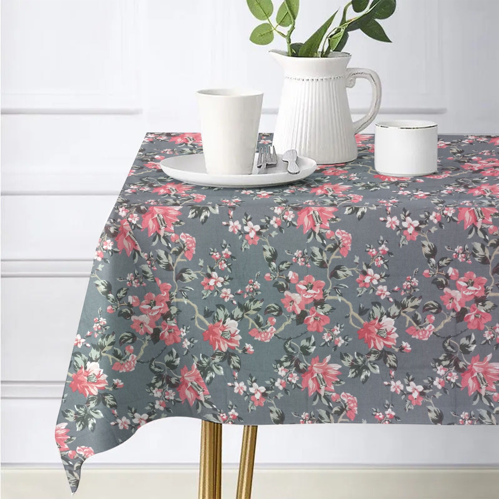 Printed CottonRe Revrsable Dinning Set - Flowrence