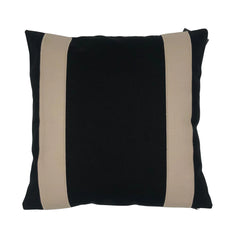 Hani Velvet Cushion Cover Beige and Black