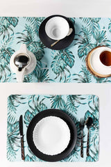 Waterproof Cotton Dinning Set - Palm Leaves - 99 Bedding Store