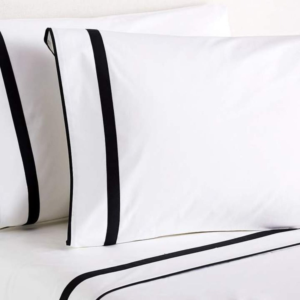 400 TC Egyptian Cotton Satin Bed Sheet Sets- With Bordered - 99 Bedding Store