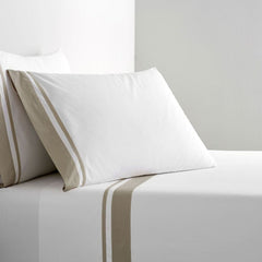 400 TC Egyptian Cotton Satin Bed Sheet Sets- With Cuff Bordered - 99 Bedding Store