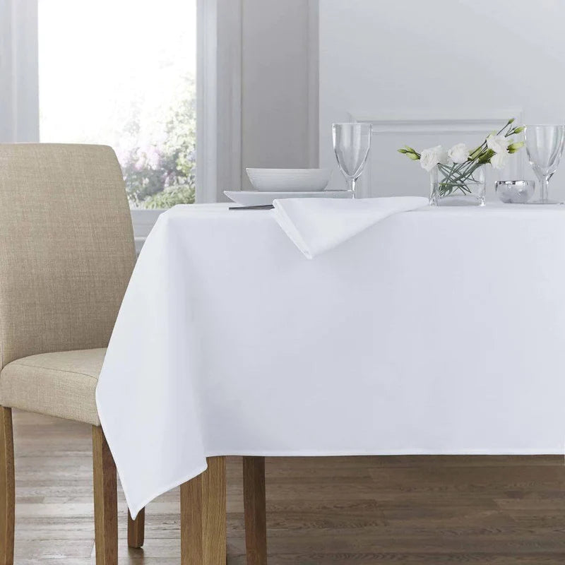 100%Cotton Dinning Set -WHITE - 99 Bedding Store